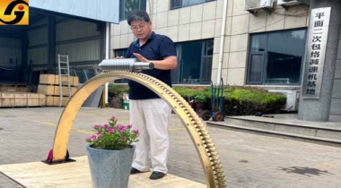 扇形精密蝸輪蝸桿副應用到數控回轉臺