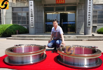 數(shù)控回轉(zhuǎn)臺用精密雙導程蝸輪蝸桿副